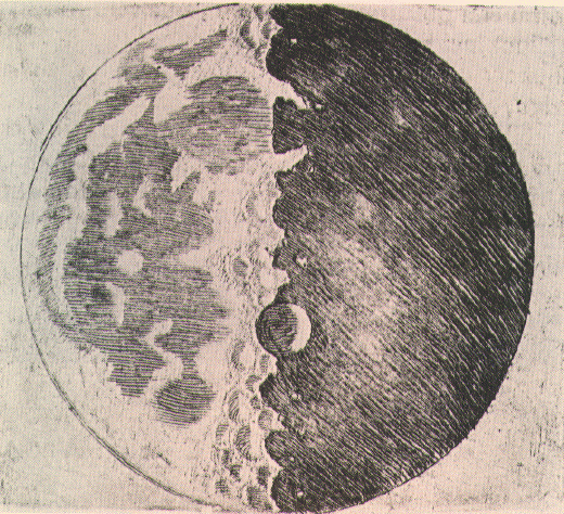 Galileo's moon drawing