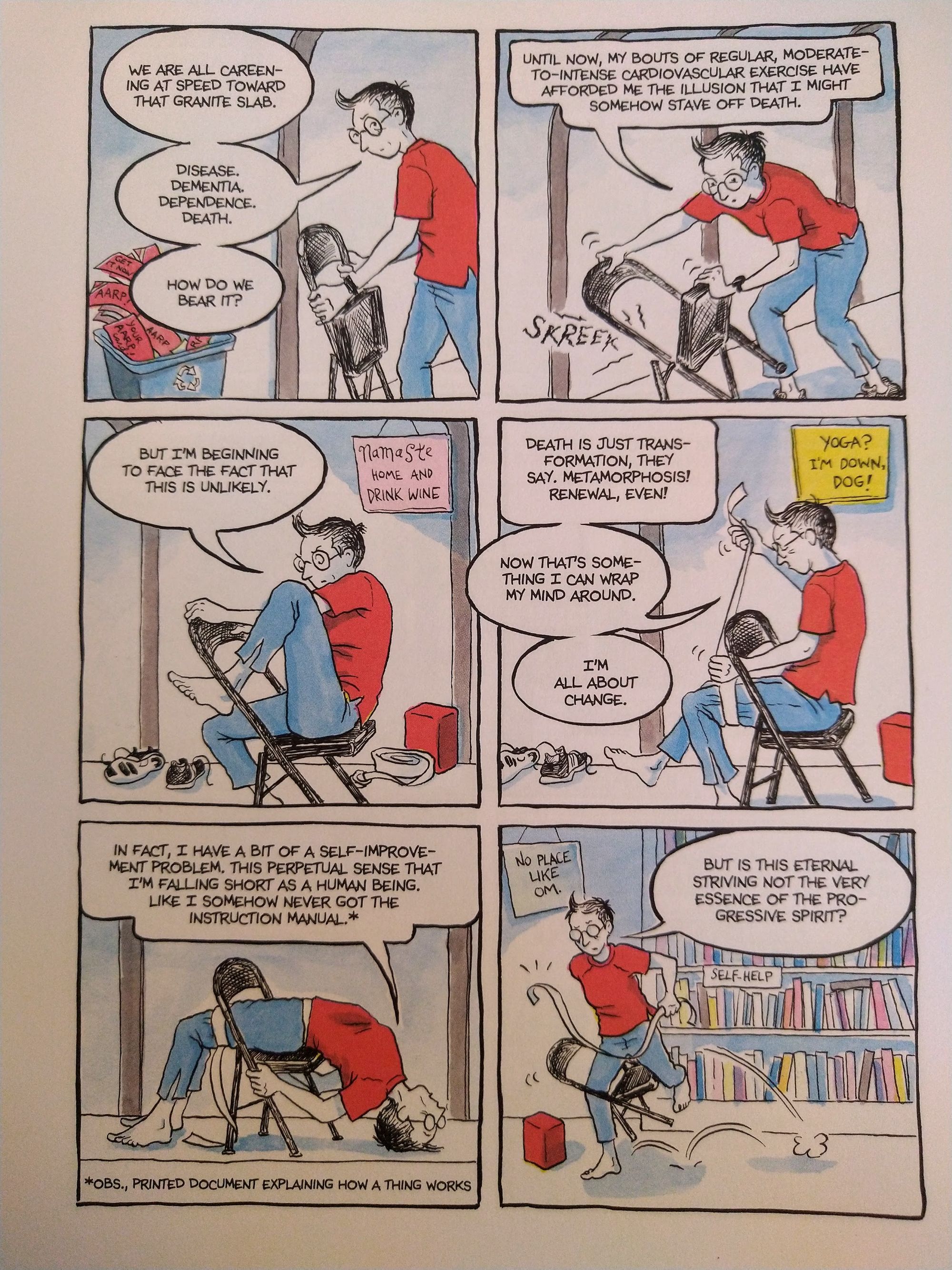 A page from Alison Bechdel's book