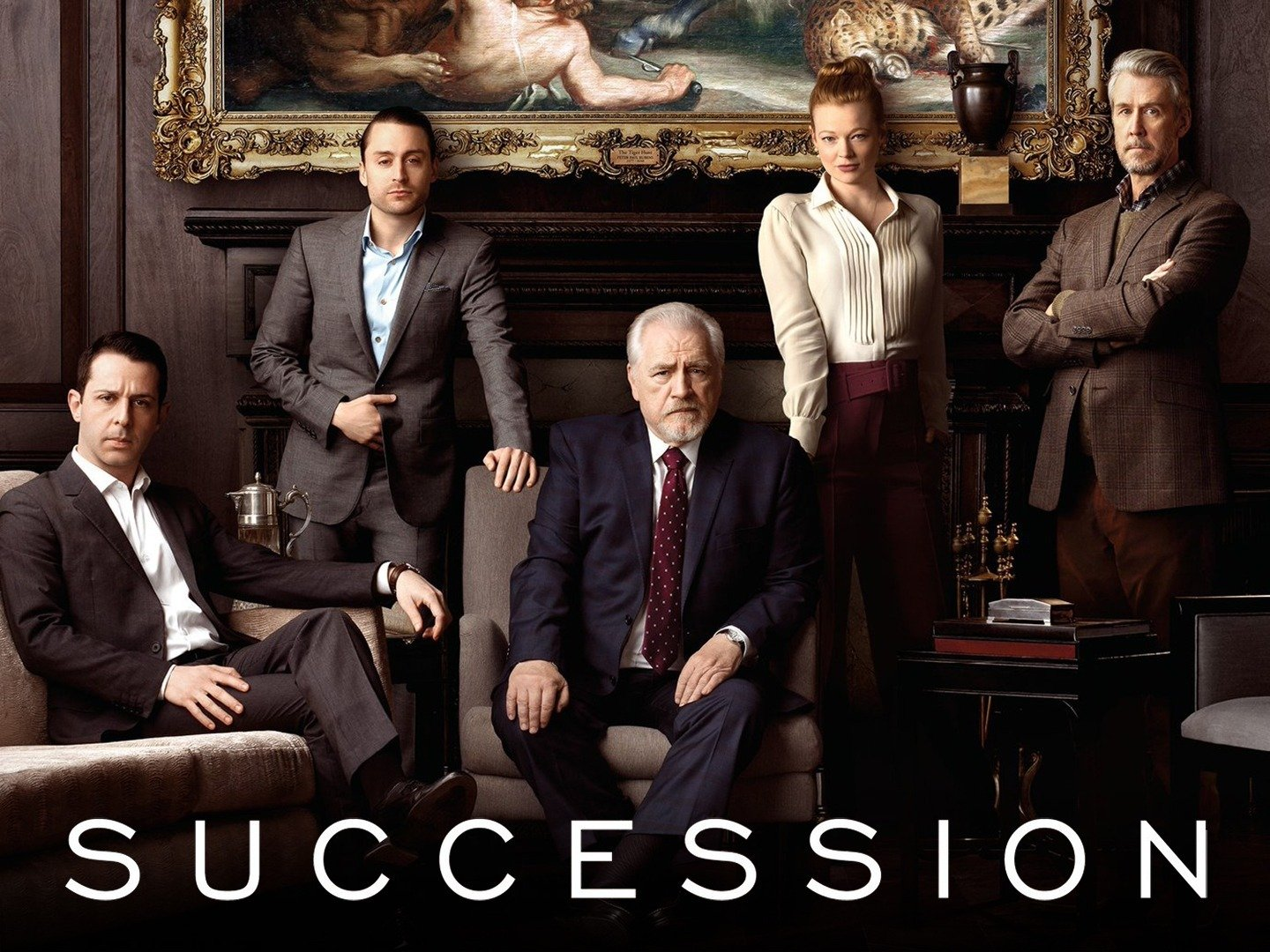 A poster for the TV show Succession