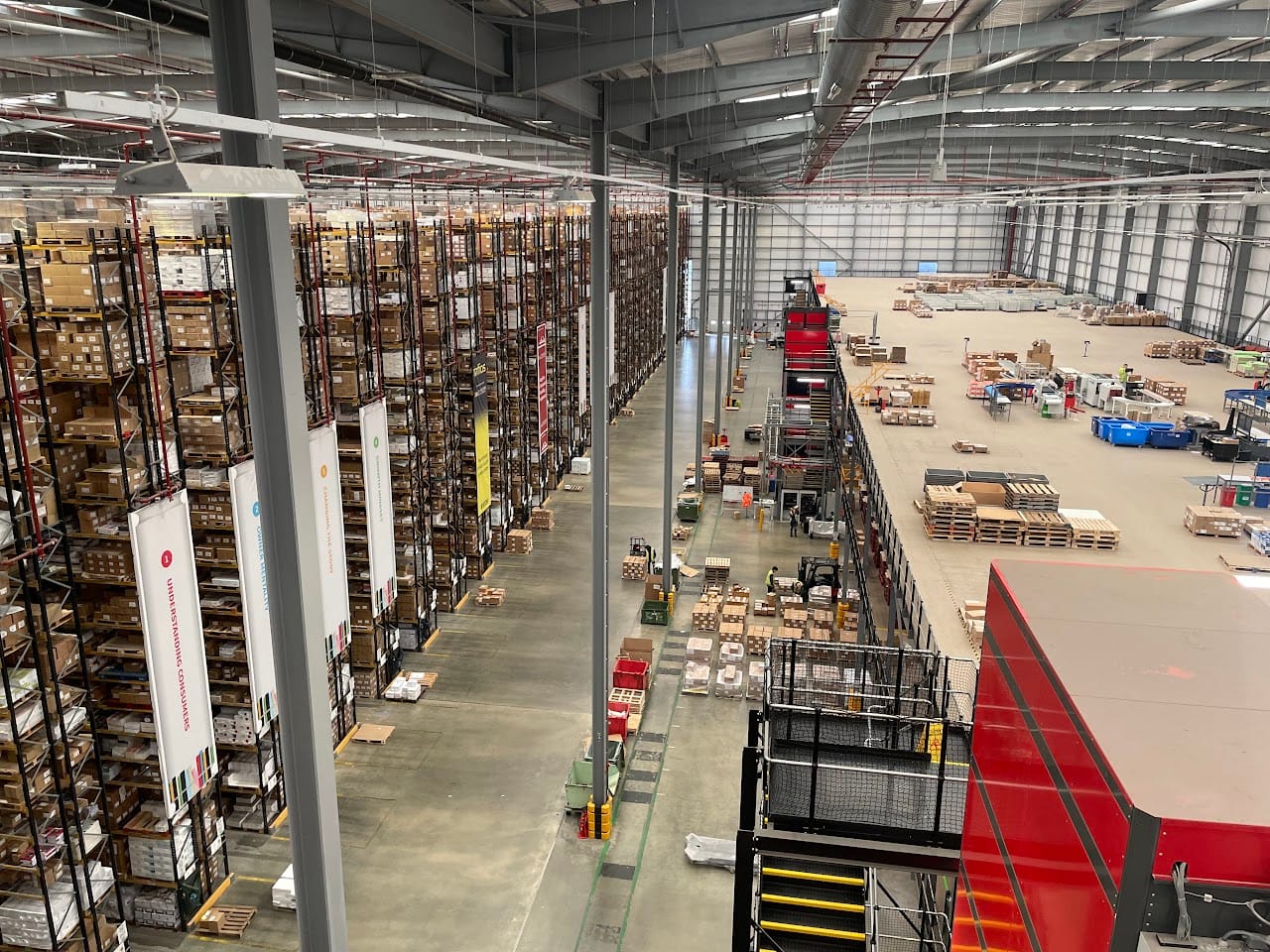 Photograph of a warehouse